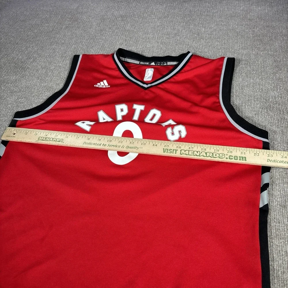 Adidas CJ Miles #0 Toronto Raptors Jersey‎ Mens L Red NBA